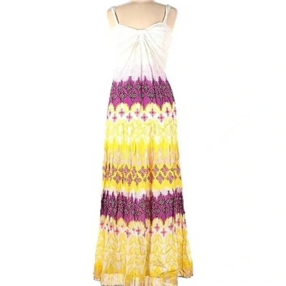 DIANE Von FURSTENBERG MARNY MAXI CRINCKLE DRESS 6 - Picture 5 of 10